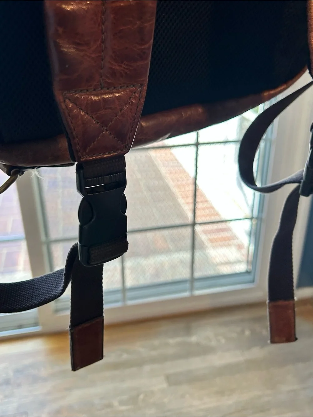 Fossil Buckner Convertible Commuter Leather Bag
